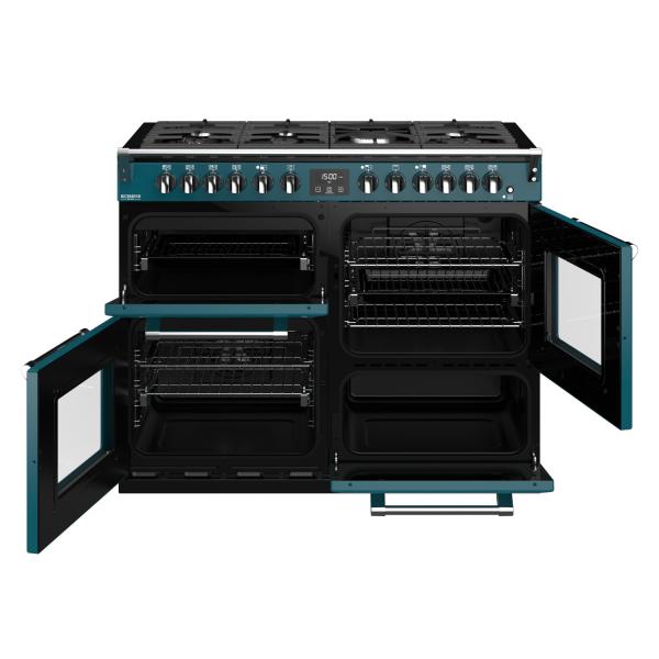 STOVES RICHMOND Deluxe S1100 DF GAS CB Kingfisher Teal/Chrom