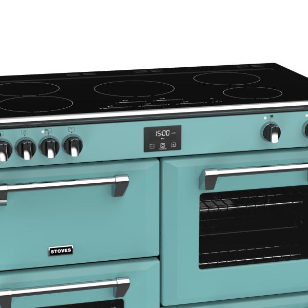 STOVES RICHMOND Deluxe S1100 EI INDUKTION CB Country Blue/Chrom