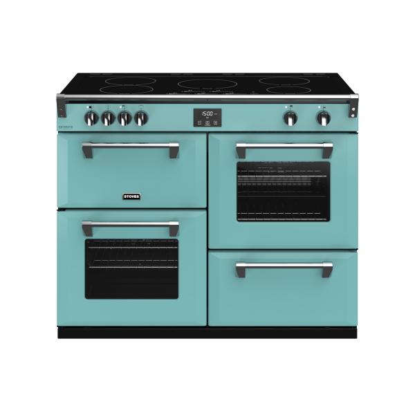 STOVES RICHMOND Deluxe S1100 EI INDUKTION CB Country Blue/Chrom