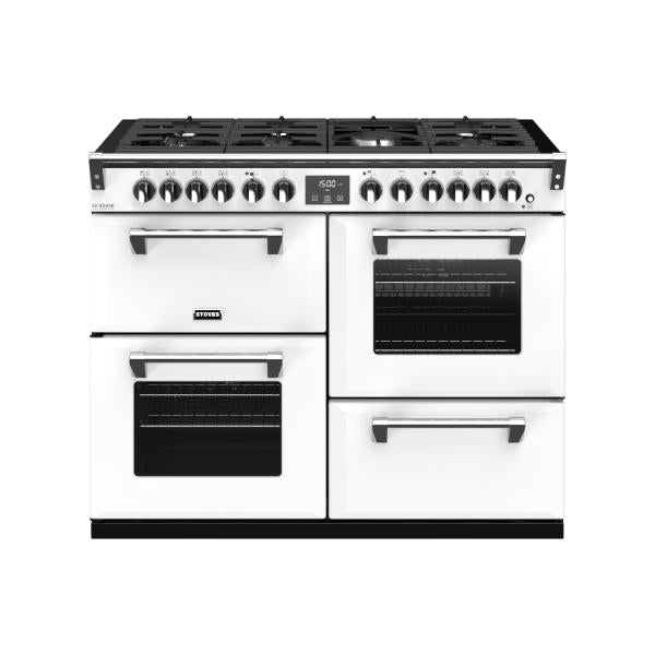 STOVES RICHMOND Deluxe S1100 DF GAS CB Icy White/Chrom