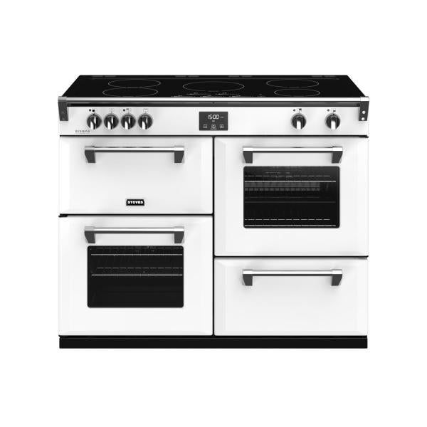 STOVES RICHMOND Deluxe S1100 EI INDUKTION CB Icy White/Chrom