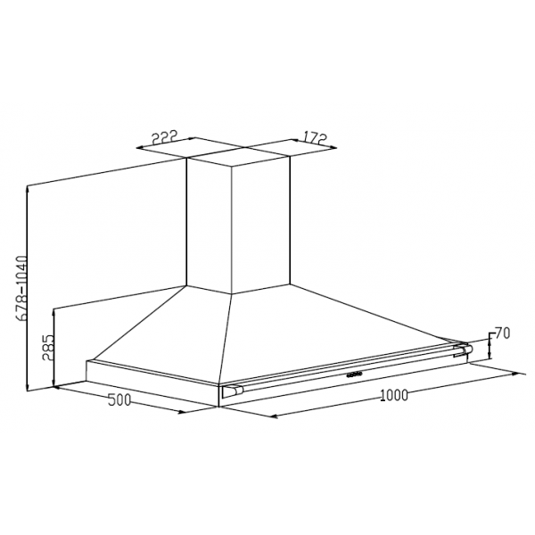 STOVES S1000 RICH CHIM RAIL Black