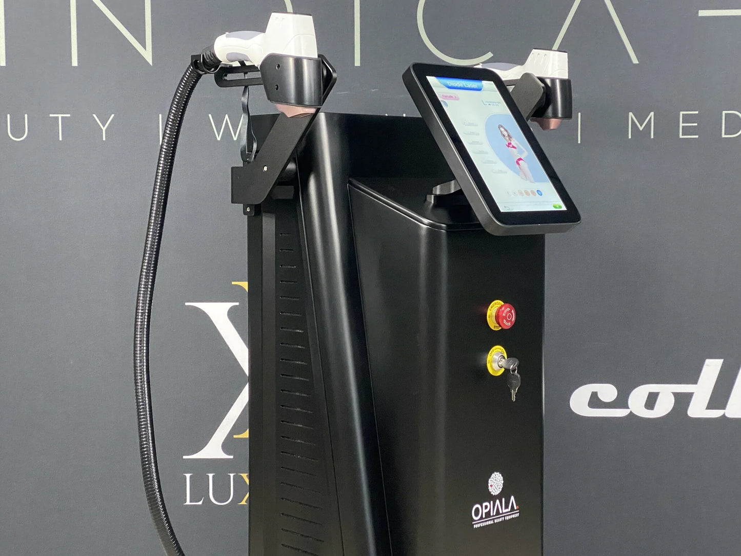 Opiala Quattro Wave ICE Diodenlaser Haarentfernungsgerät mit vier Wellenlängen