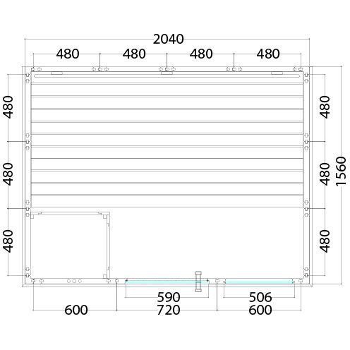 Sentiotec Harvia Komfort Small Massivsauna